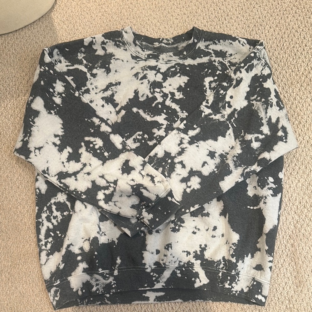 Urban Outfitters Monochrome Tie-Dye Crewneck Sweater
